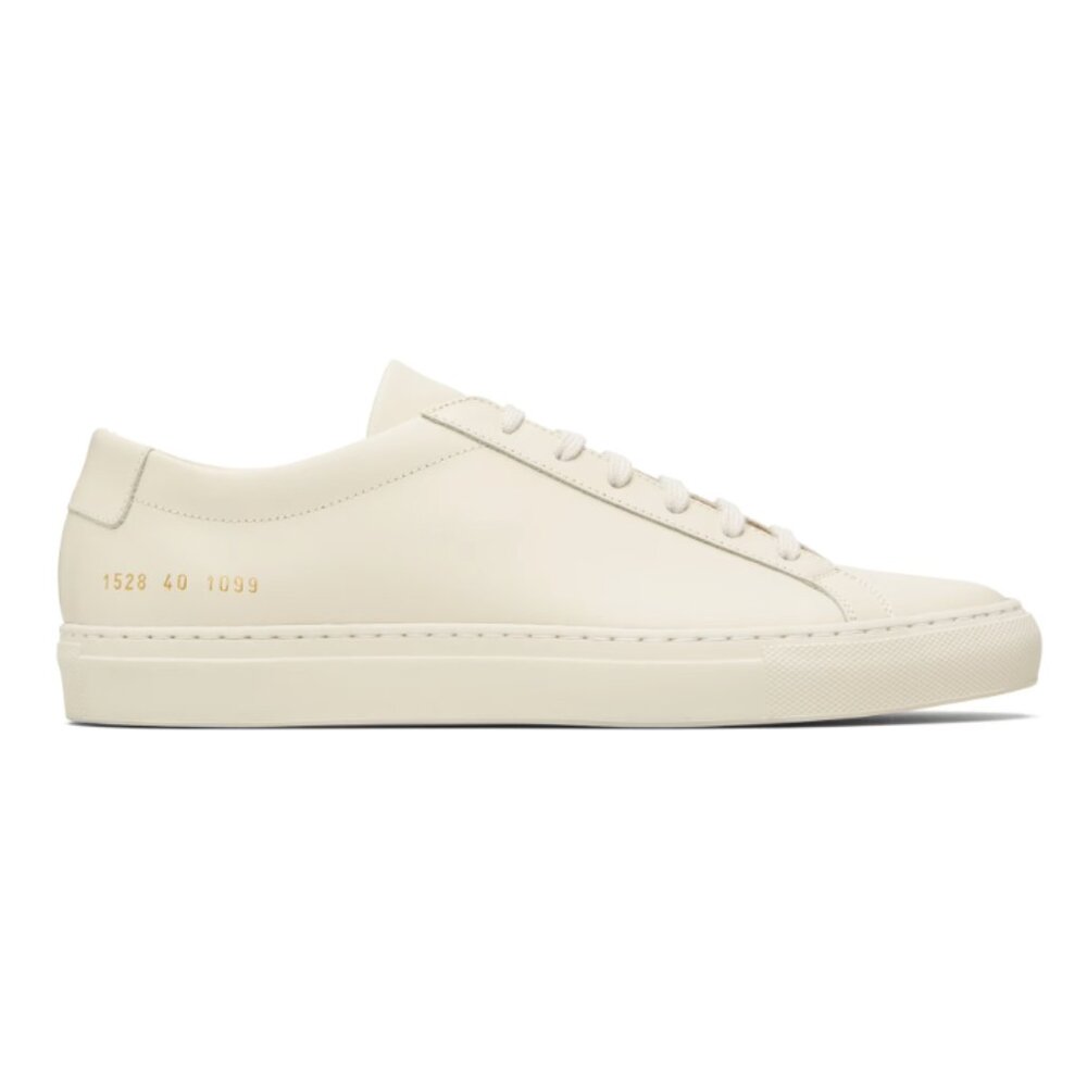 Common Projects Off-White Original Achilles Low Sneakers Size 3701
